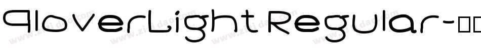 PloverLight Regular字体转换